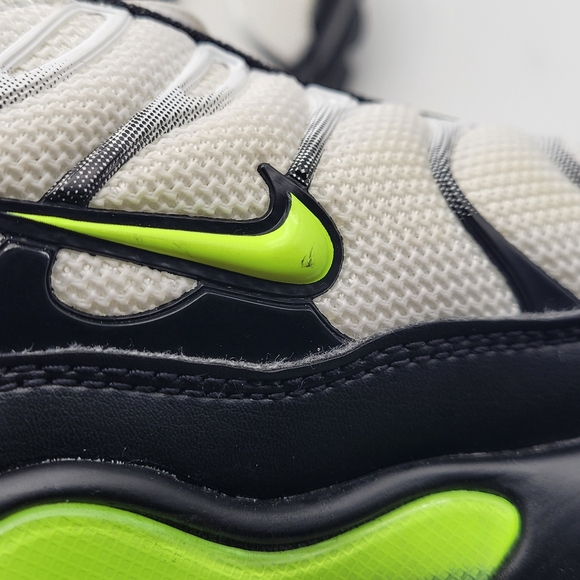 Nike Air Max Plus RF White Volt Black GS BV0047–100 Youth Size 5.5Y Neon GREEN - Picture 11 of 11